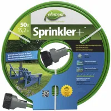 Sprinkler & Soaker Hose in One, 50-Ft