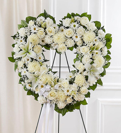 Tribute Floral Heart Wreath