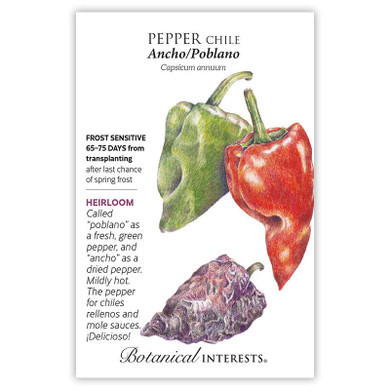 Pepper Seeds, Ancho/Poblano Chile