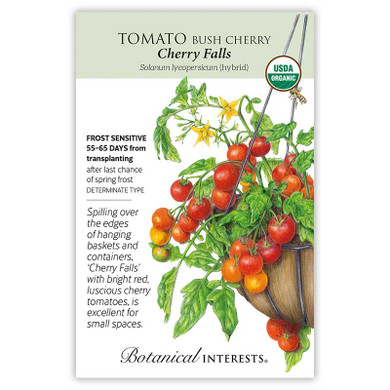 Tomato Seeds, Cherry Falls Bush, Organic