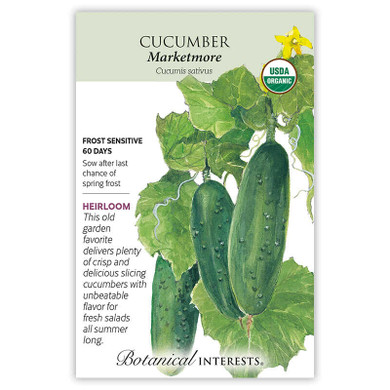 Cucumber Seeds,  Marketmore, Organic