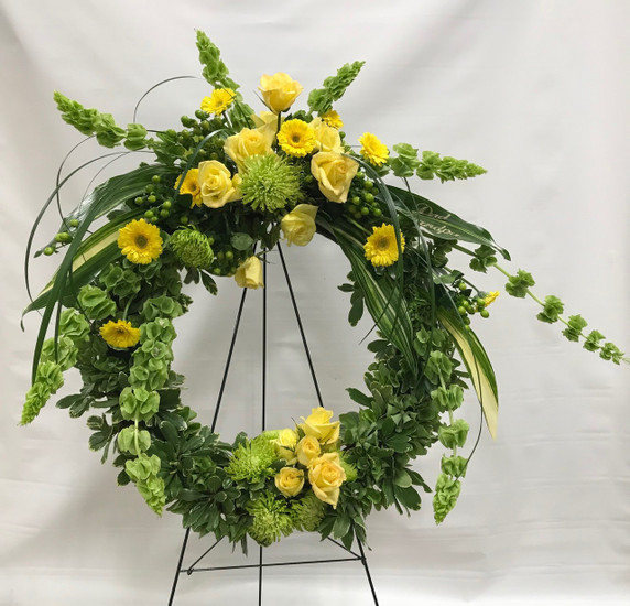 Green & Gold Wreath