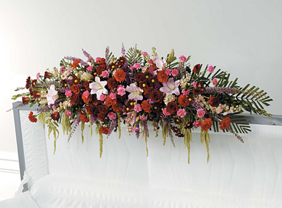 Floral Casket Topper