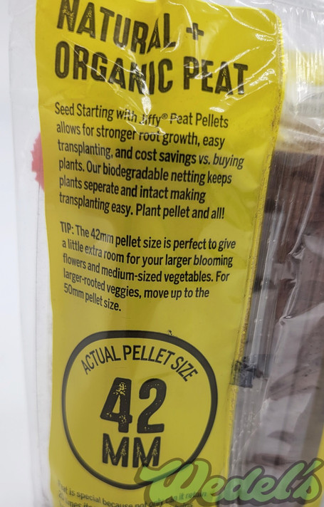 PEAT PELLET REFIL BAG OF 25 JIFFY-7'S