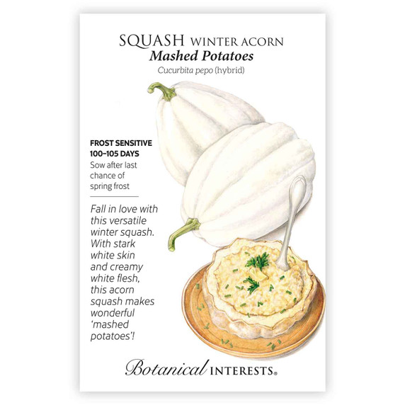 Squash Seeds, Mashed Potatoes Acorn Winter