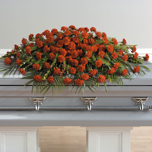 A Life Well-Lived - Full Casket Spray