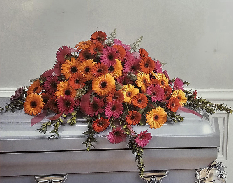 An Exceptional Life Casket Spray