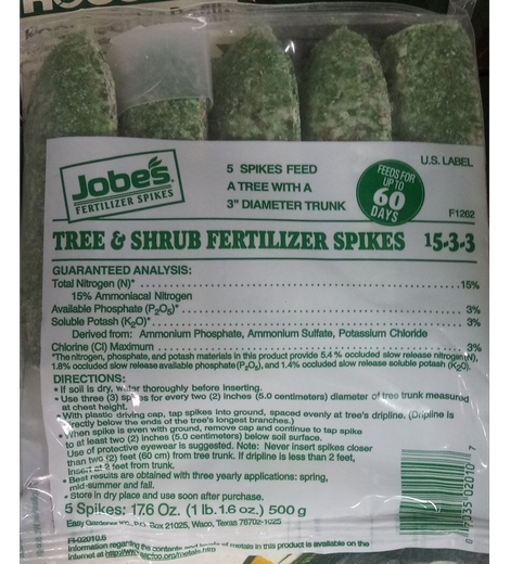 TREE & SHRUB SPIKE - 5 PK