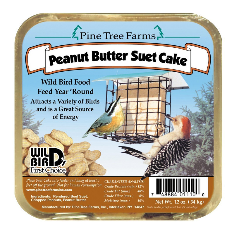 Peanut Butter Suet Cake 12 oz.