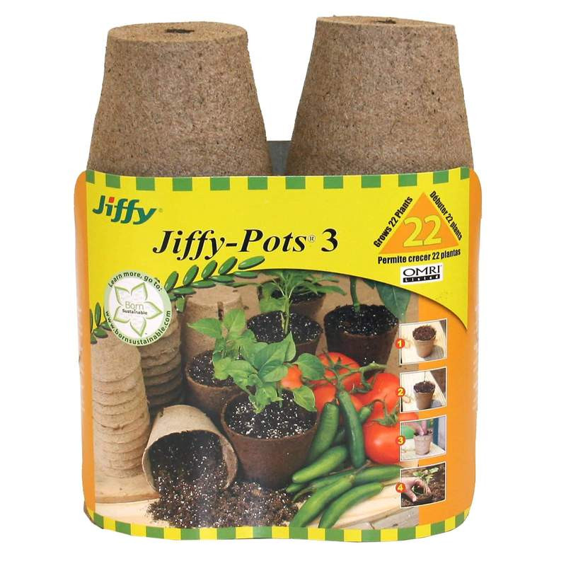 Jiffy Pot Round 3" (22 Pack)