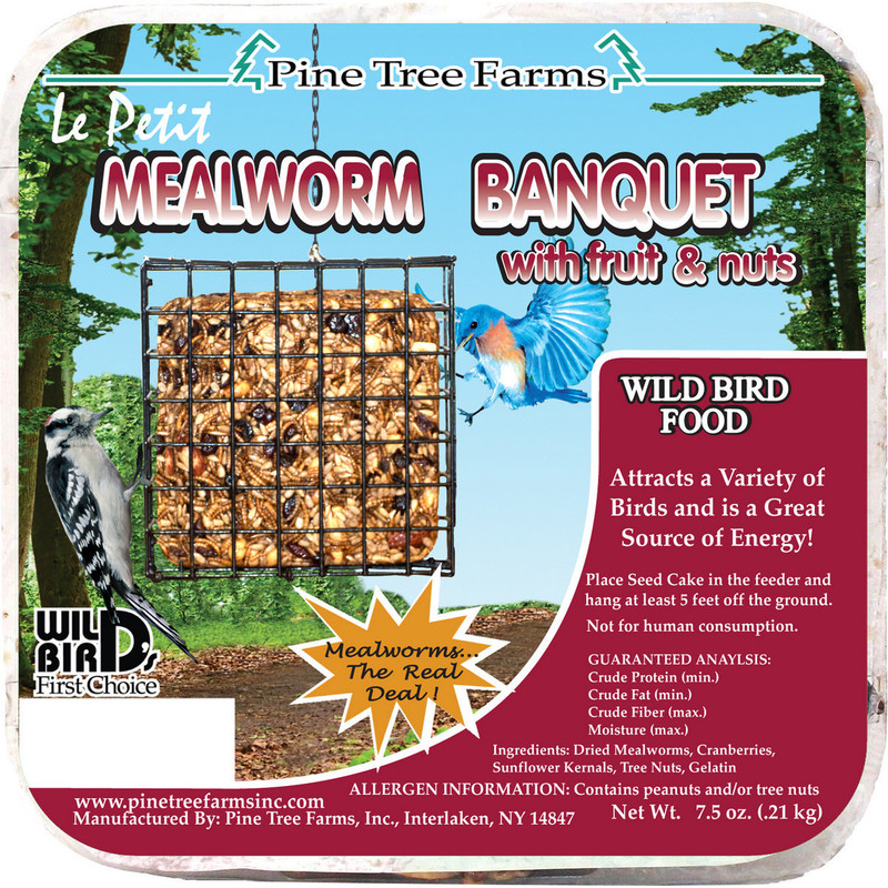 Mealworm Fruit & Nutty Banquet Suet Cake