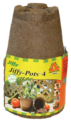 Jiffy Pot Round 4" (6 Pack)