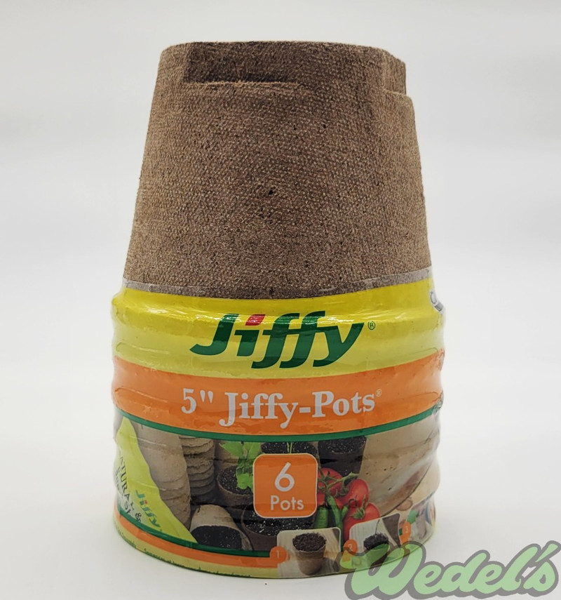 Jiffy Pot Round 5" (6 Pack)