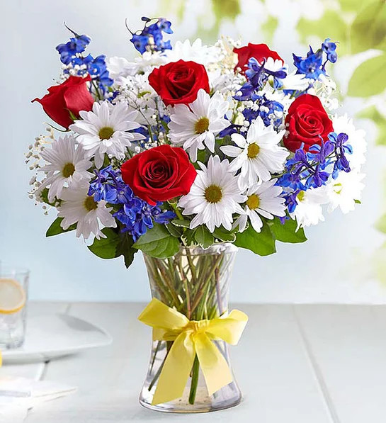 Tie a Yellow Ribbon TM bouquet