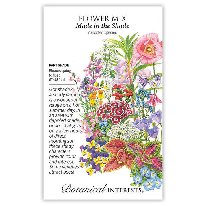 Made in the Shade Flower Seed Mix - Large