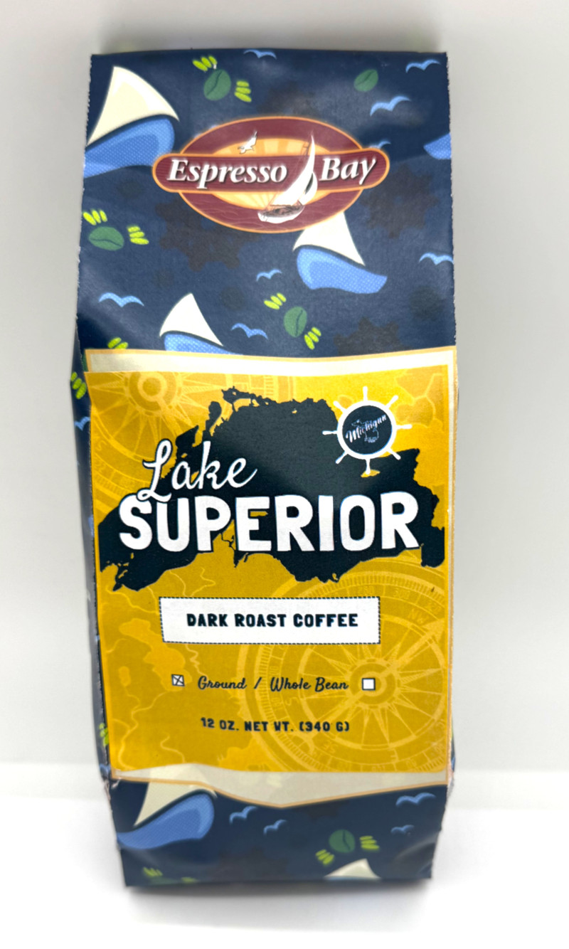 Espresso Bay Lake Superior Ground Coffee, 12oz