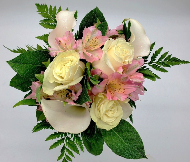 Prom Hand-Held Bouquet with Calla Lilies