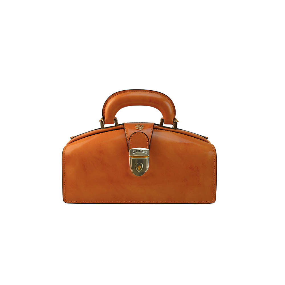Pratesi Brunelleschi Radica Leather Handbag