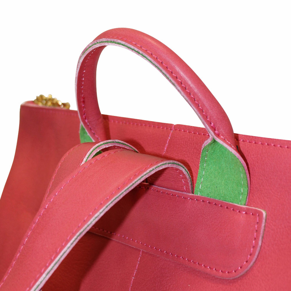 Terrida Veneto Italian Leather Slim Backpack
