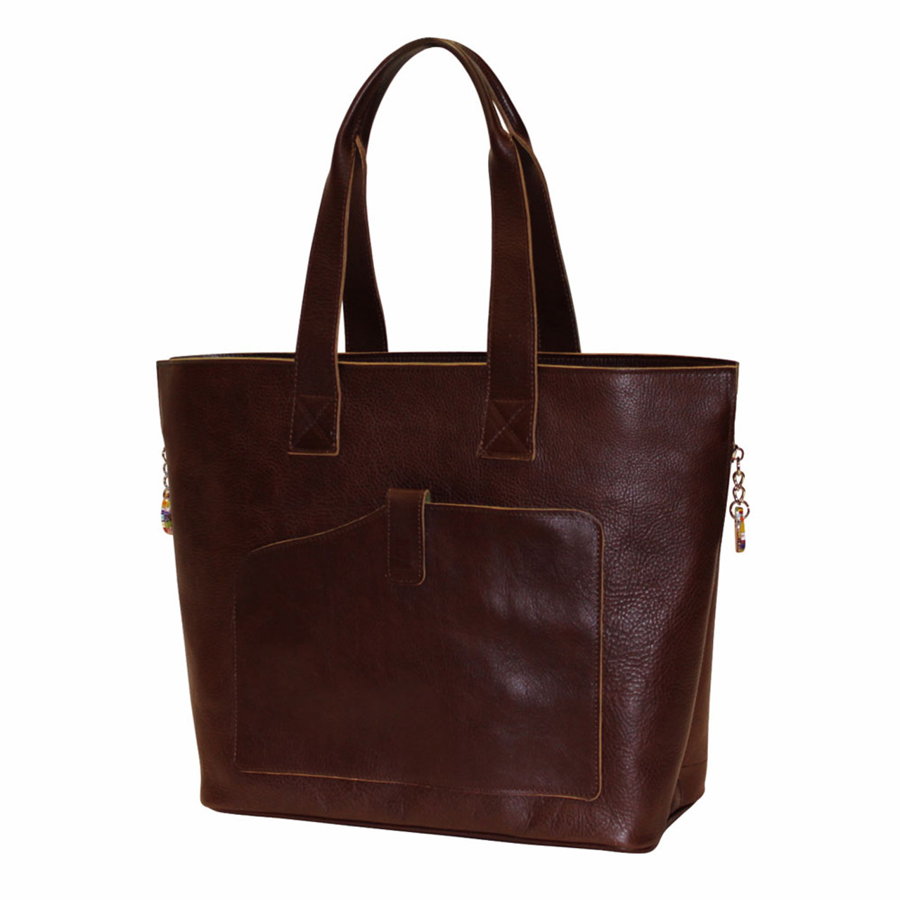 Terrida Veneto Italian Leather Shopper Tote Bag