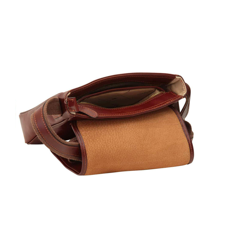 Old Angler Tablet Small Leather Messenger