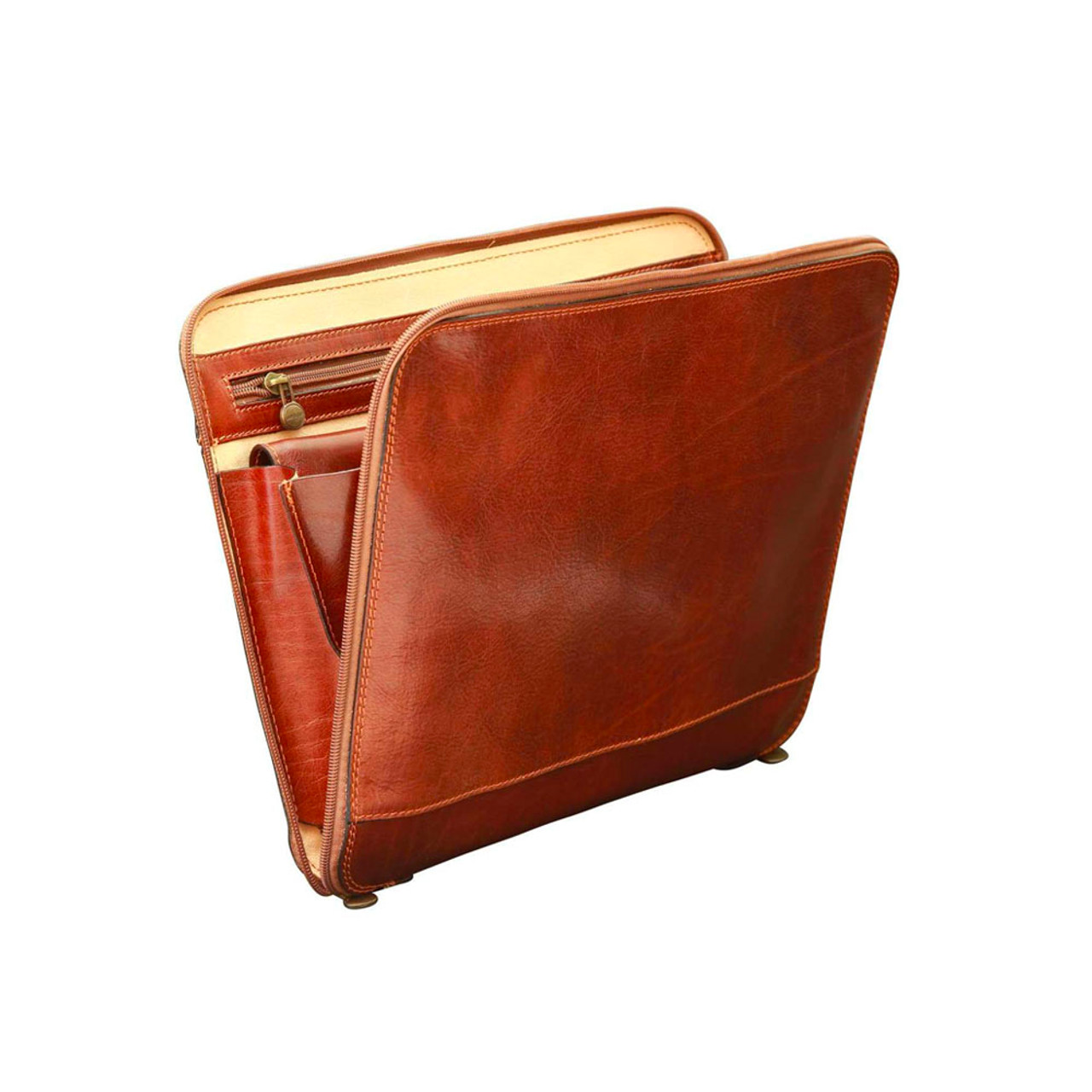 Portfolio Briefcase for Men Italian Leather Style Office -  UK