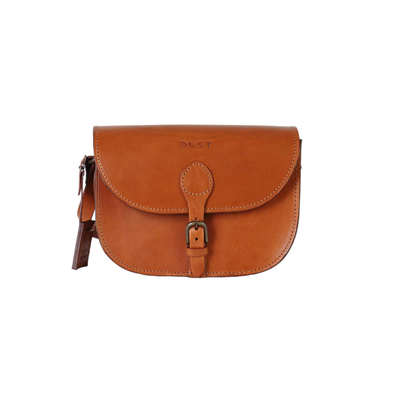 Ashwood leather body bag in tan soft luxurious leather. - Gabucci
