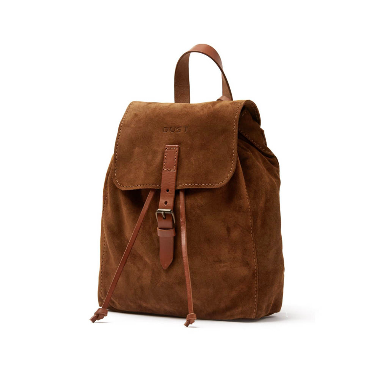 Camp S backpack / Suede - Tabacco