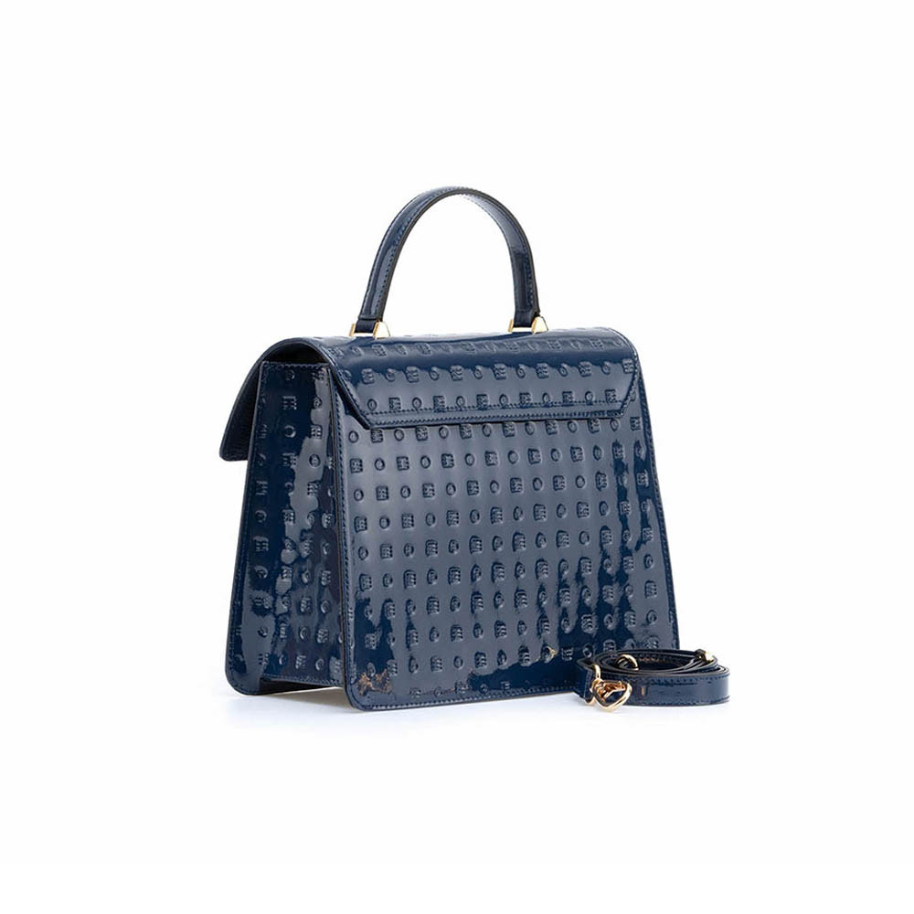 Arcadia Marilena Patent Leather Grab Handbag