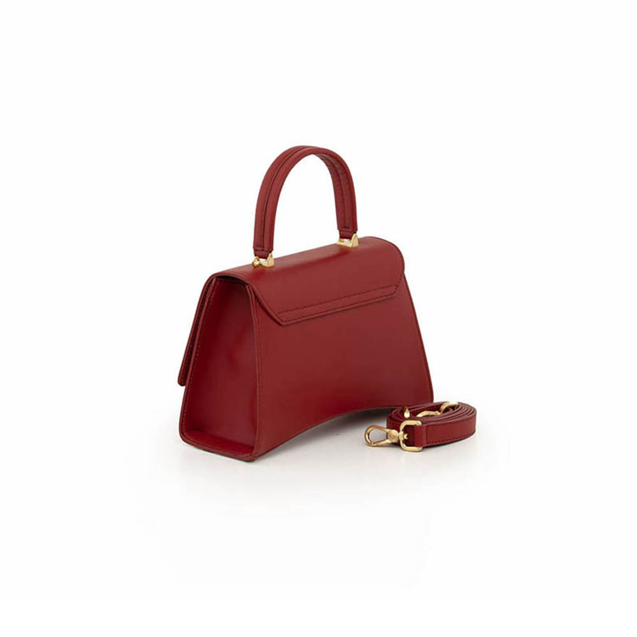 Arcadia Arco Medium Smooth Leather Grab Bag
