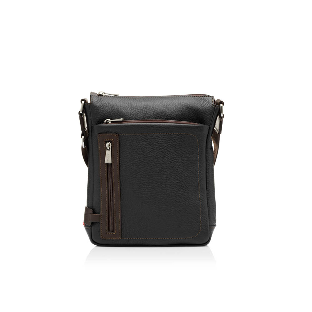 Black Plain Premium Quality Designer Leather Hand Bag