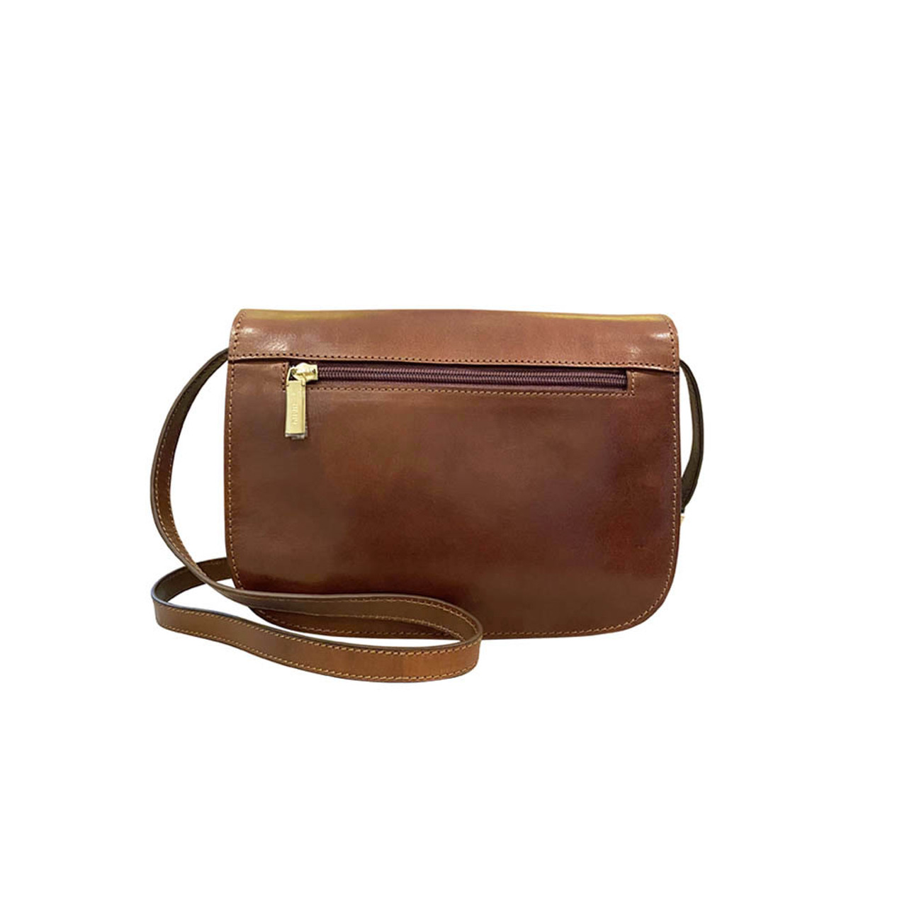 Giudi Classic Leather Satchel Shoulder Bag - Attavanti