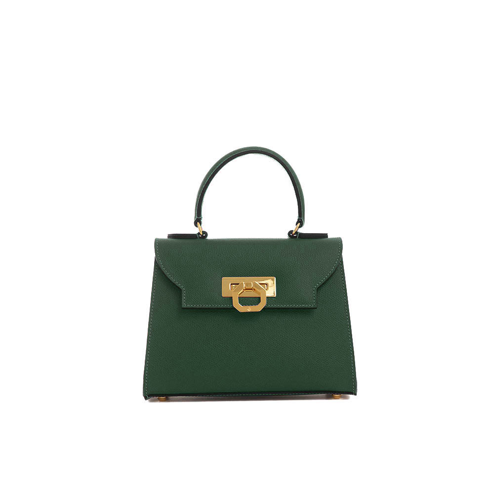 Carbotti Erika Italian designer Leather Grab Handbag