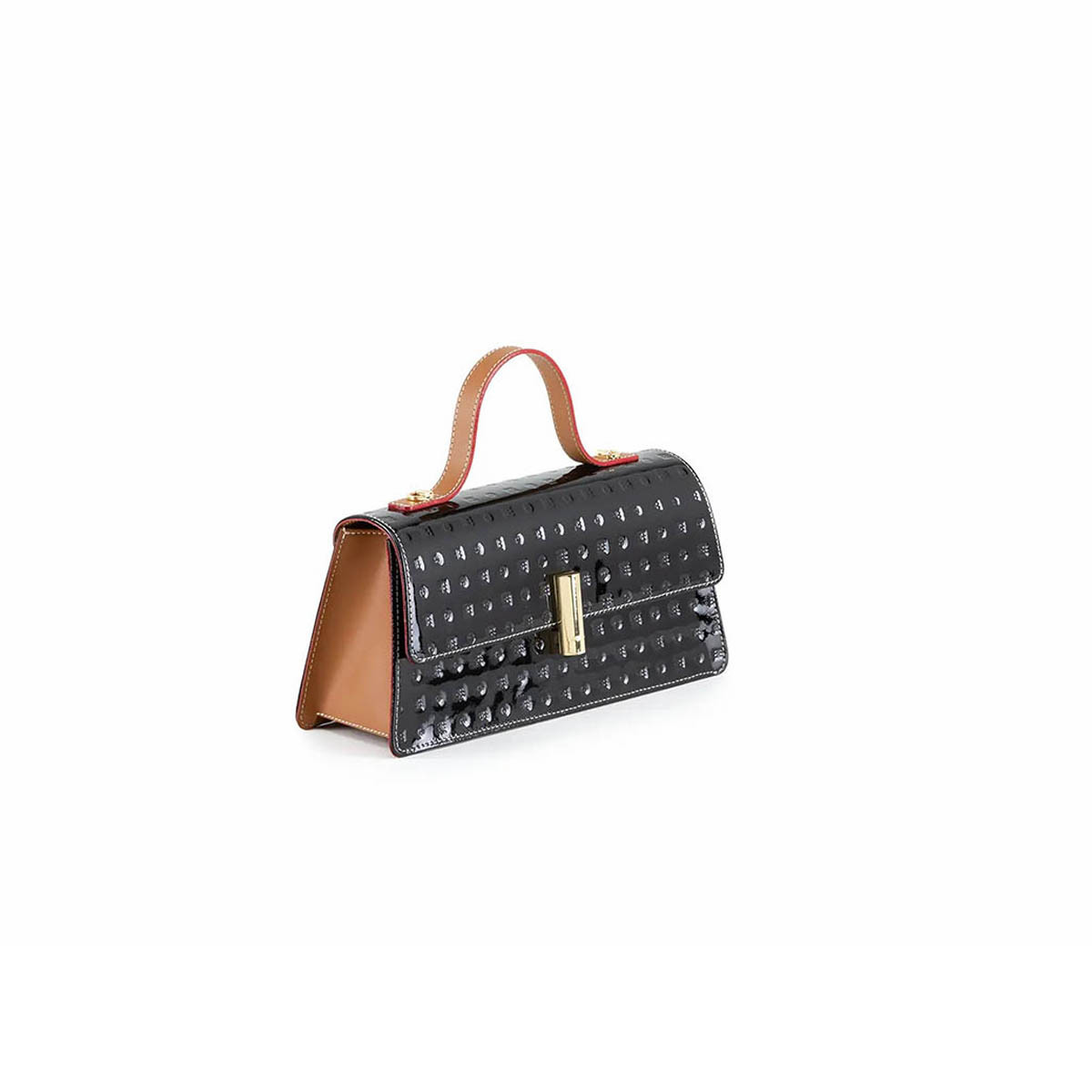 tady&king ダディーandカンパニー Arcadia Tania East West Patent Leather Grab Bag