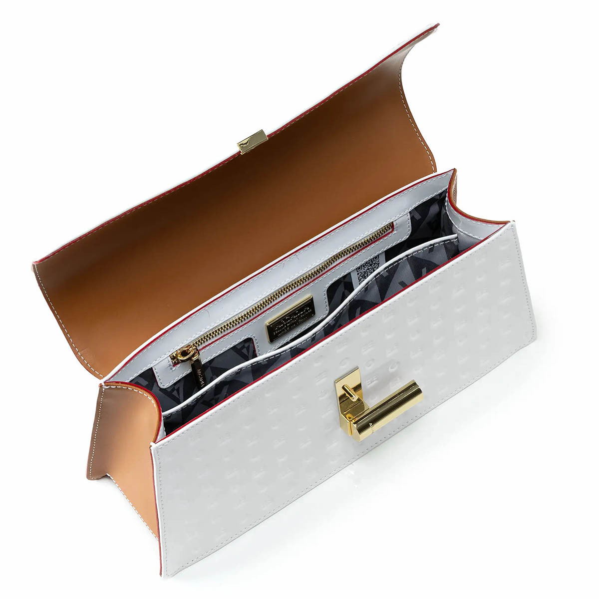 Arcadia Tania East West Patent Leather Grab Bag