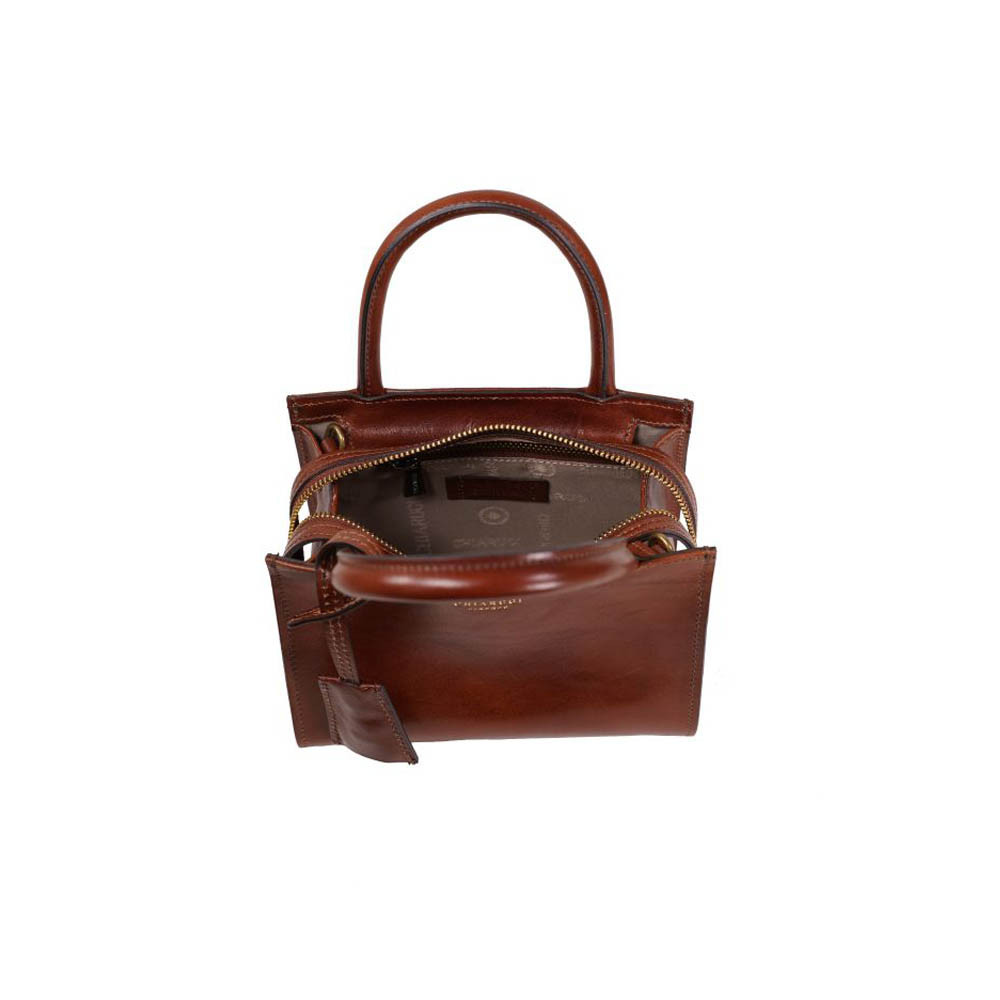 Chiarugi Italian Leather Classic Lua Mini Bag