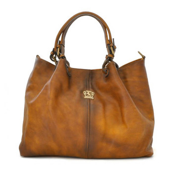 Pratesi Sicily Aged Leather Shoulder Handbag - Attavanti