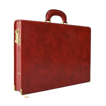 Pratesi Machiavelli Slim Italian Leather Attache Case