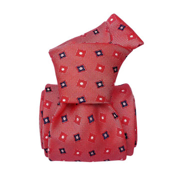 Segni & Disegni Italian handmade Silk Tie - Red