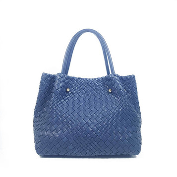 woven leather tote