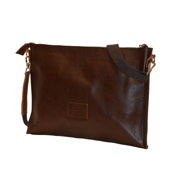 Terrida Italian Leather Messenger Bag