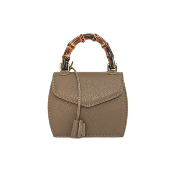 Buti Minny Mini Leather Bamboo Grab Handbag