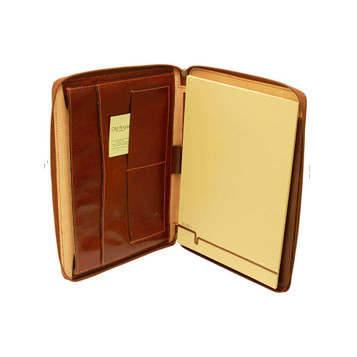 Old Angler Leather A4 Portfolio Folder