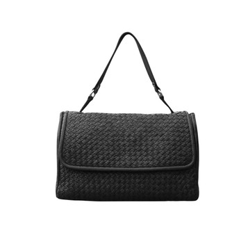 Roberto Pancani Mia Woven Leather Grab Bag