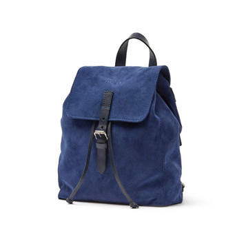 Dust Suede And Leather Small Backpack