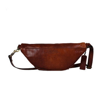 Chiarugi Rustic Leather Belt Bum Bag 