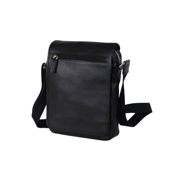 Cool Leather Mens Small Side Bag Messenger Bags Shoulder Bags for Men