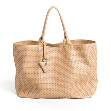 Parise 60 Woven Leather Large Tote Handbag