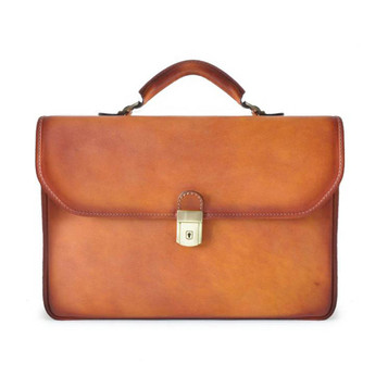 Italian Leather Briefcase for Men in Saffiano Leather Best 