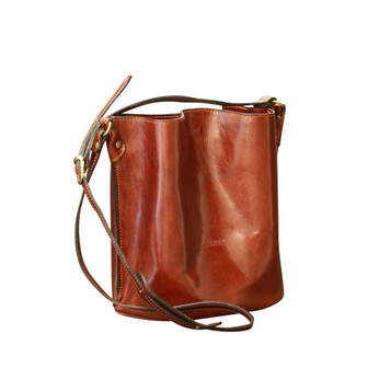 Nuovedive Made in Italy Hobo Style Leather Bag